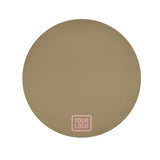 Custom Light Khaki Light Pink Round Table Cloth