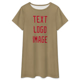 Custom Light Khaki Red Nachthemd