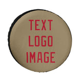 Custom Light Khaki Red Truck Tires