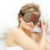 Custom Light Khaki Red Sleep Mask