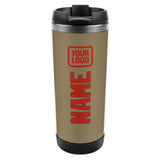 Custom Light Khaki Orange Red Stainless Steel Water Cup