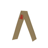 Custom Light Khaki Orange Red Headband
