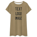 Custom Light Khaki Black Nachthemd