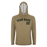 Custom Light Khaki Olive UV-Hoodie