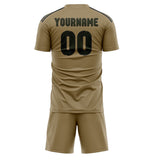 Custom Light Khaki Olive Soccer Jersey