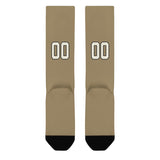 Custom Light Khaki Cream Knee-High Sock