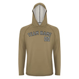 Custom Light Khaki Gray UV-Hoodie