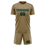 Custom Light Khaki Green Soccer Jersey