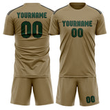 Custom Light Khaki Green Soccer Jersey