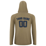 Custom Light Khaki Blue UV-Hoodie