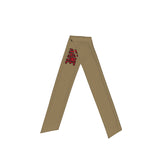 Custom Light Khaki Red Headband