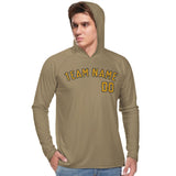 Custom Light Khaki Yellow UV-Hoodie