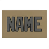 Custom Light Khaki Dark Grey Beach Towel