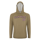 Custom Light Khaki Light Pink UV-Hoodie