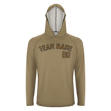 Custom Light Khaki Khaki UV-Hoodie