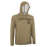 Custom Light Khaki Khaki UV-Hoodie