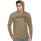 Custom Light Khaki Khaki UV-Hoodie