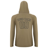 Custom Light Khaki Light Khaki UV-Hoodie