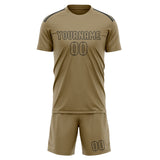 Custom Light Khaki Light Khaki Soccer Jersey