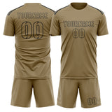 Custom Light Khaki Light Khaki Soccer Jersey