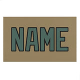 Custom Light Khaki Blue Green Beach Towel