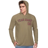 Custom Light Khaki Copper Rose UV-Hoodie