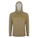 Custom Light Khaki Gold UV-Hoodie