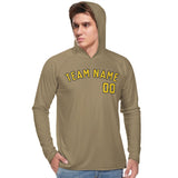 Custom Light Khaki Gold UV-Hoodie