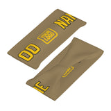 Custom Light Khaki Gold Sports headband