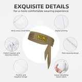 Custom Light Khaki Gold Headband