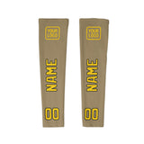 Custom Light Khaki Gold Arm Sleeve