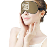 Custom Light Khaki White Sleep Mask