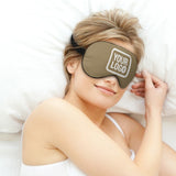 Custom Light Khaki White Sleep Mask