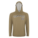 Custom Light Khaki Brown UV-Hoodie
