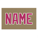 Custom Light Khaki Pink Beach Towel