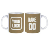 Custom Light Khaki White Mug