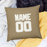 Custom Light Khaki White Pillowcase