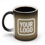 Custom Light Khaki White Magic Mug