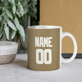 Custom Light Khaki White Mug