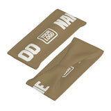 Custom Light Khaki White Sports headband