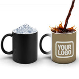 Custom Light Khaki White Magic Mug