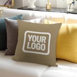 Custom Light Khaki White Pillowcase