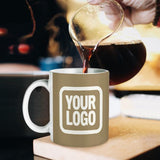 Custom Light Khaki White Mug