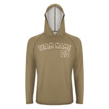 Custom Light Khaki Khaki UV-Hoodie