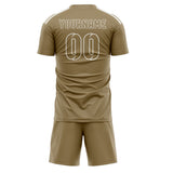 Custom Light Khaki Light Khaki Soccer Jersey