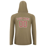 Custom Light Khaki Copper Rose UV-Hoodie