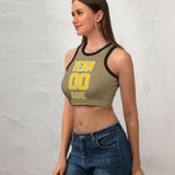 Custom Light Khaki Gold Sleeveless Tank Top