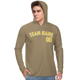 Custom Light Khaki Gold UV-Hoodie