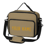 Custom Light Khaki Yellow Lunch Bag