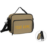 Custom Light Khaki Yellow Lunch Bag